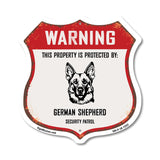 Warning This Property is Protected by German Shepherd