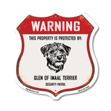 Warning This Property is Protected by Glen Of Imaal Terrier