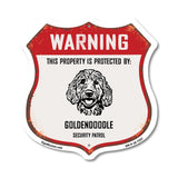 Warning This Property is Protected by Goldendoodle