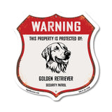 Warning This Property is Protected by Golden Retriever