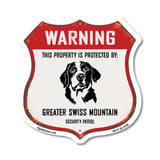 Warning This Property is Protected by Greater Swiss Mountain