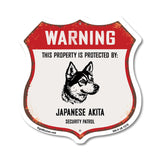 Warning This Property is Protected by Japanese Akita