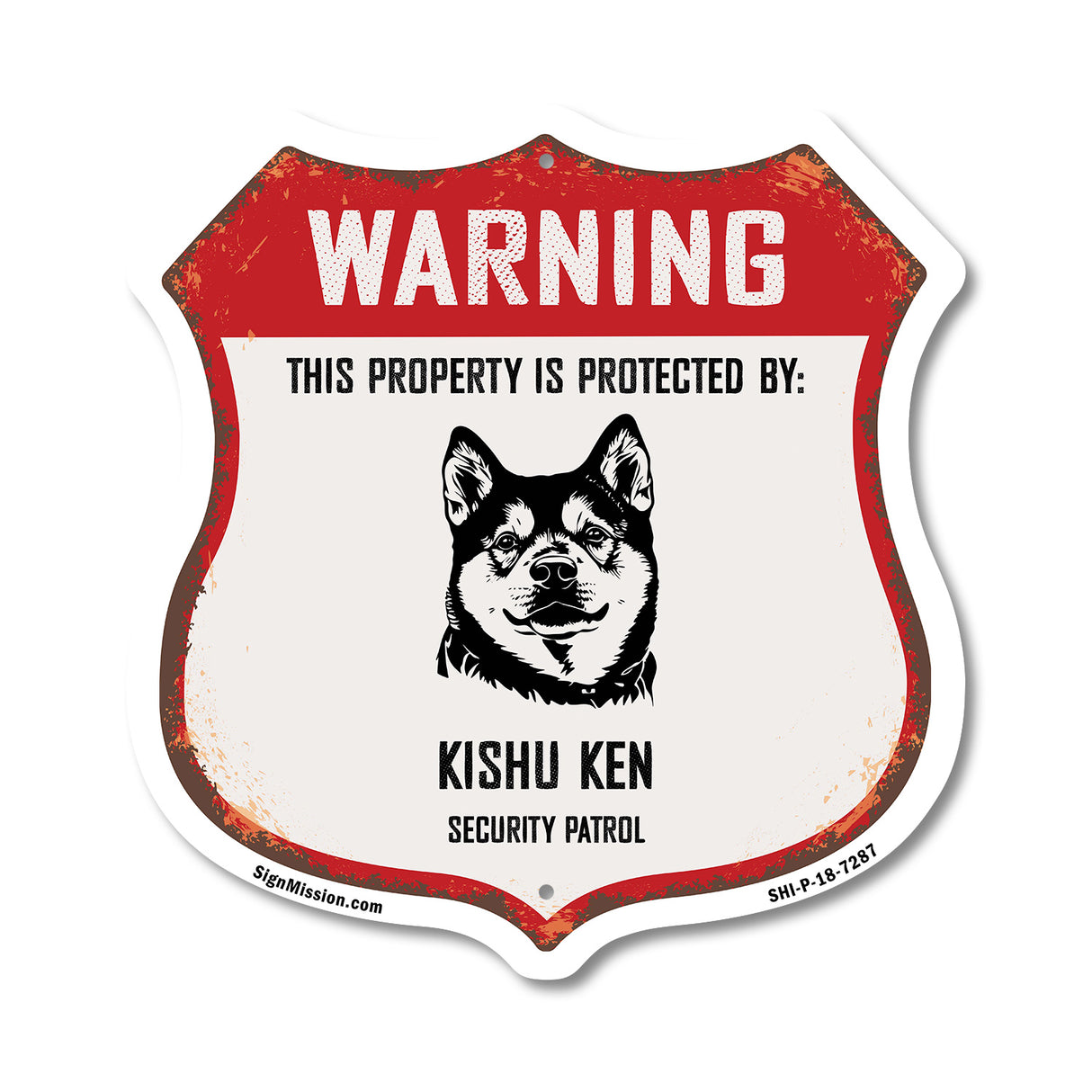 Warning This Property is Protected by Kishu Ken