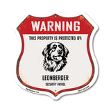 Warning This Property is Protected by Leonberger