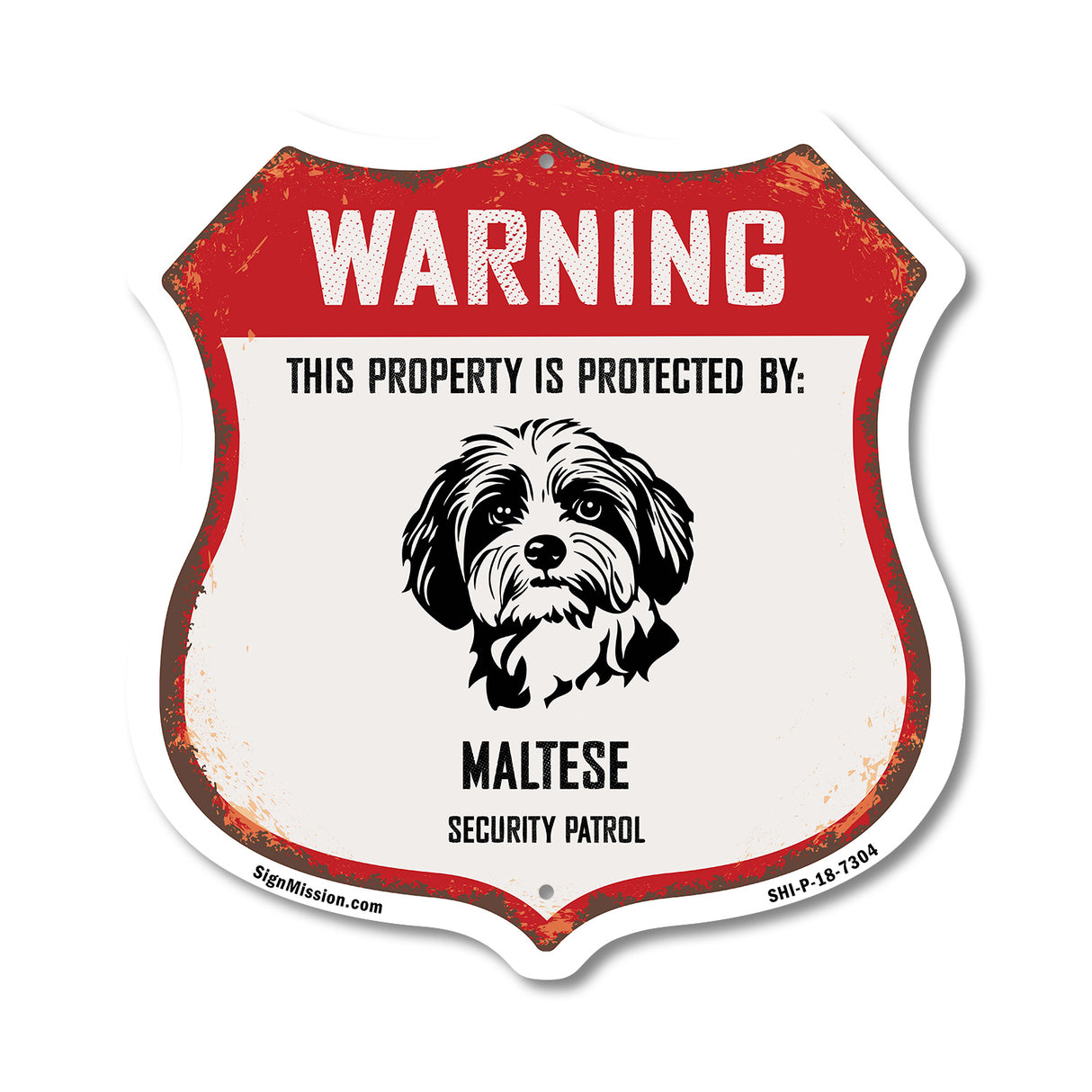 Warning This Property is Protected by Maltese