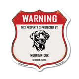 Warning This Property is Protected by Mountain Cur