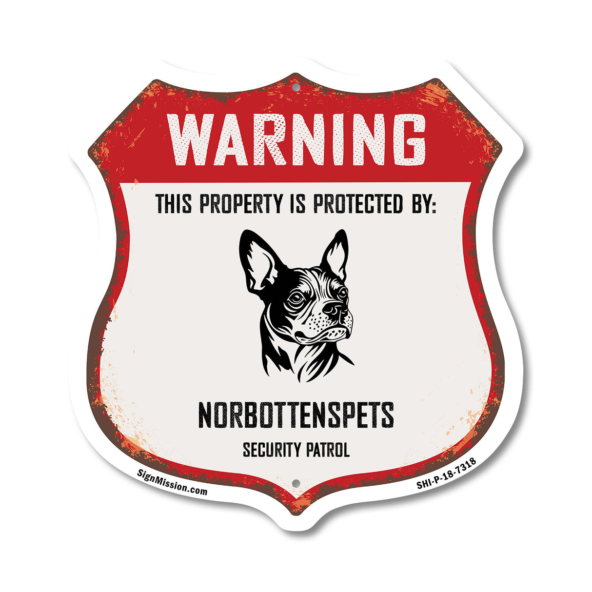 Warning This Property is Protected by Norbottenspets