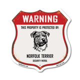 Warning This Property is Protected by Norfolk Terrier