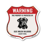 Warning This Property is Protected by Olde English Bulldogge