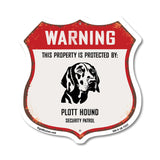 Warning This Property is Protected by Plott Hound