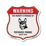 Warning This Property is Protected by Portuguese Podengo