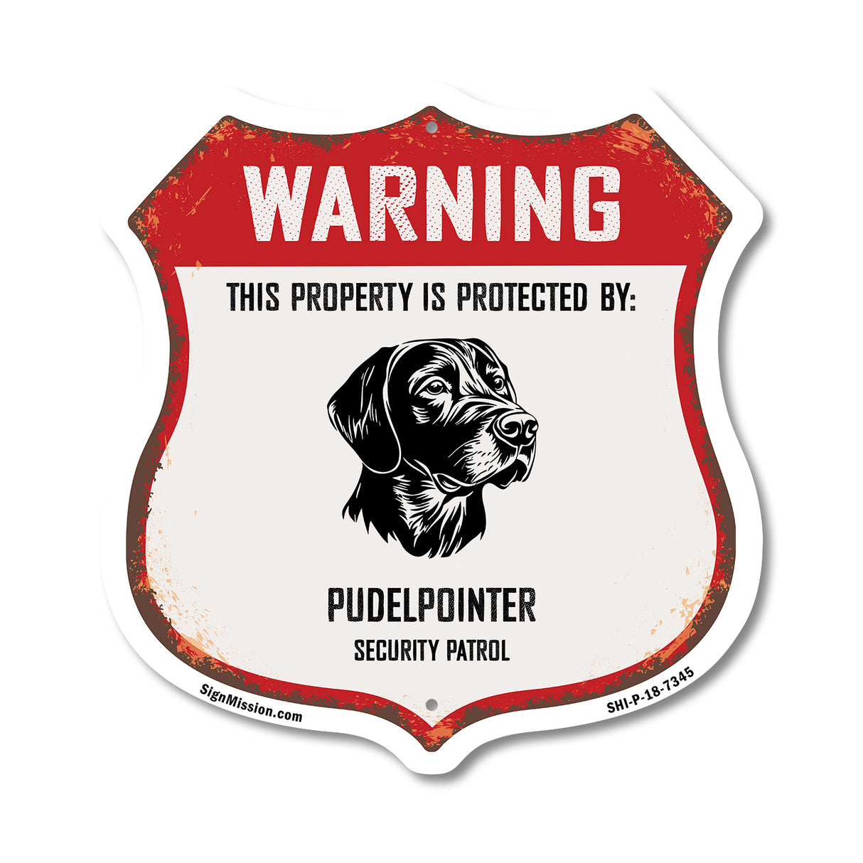 Warning This Property is Protected by Pudelpointer