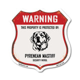 Warning This Property is Protected by Pyrenean Mastiff