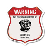 Warning This Property is Protected by Rottweiler