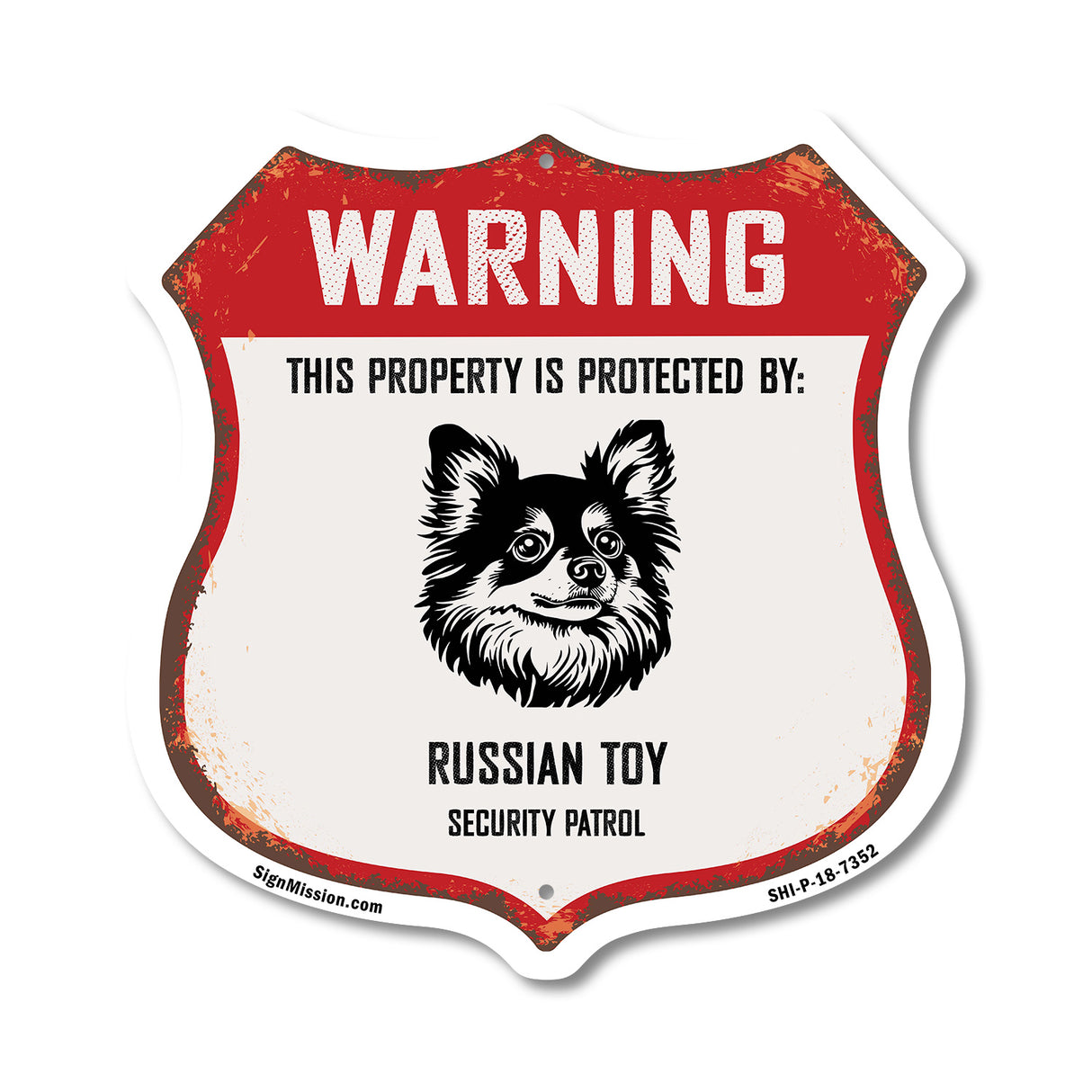 Warning This Property is Protected by Russian Toy