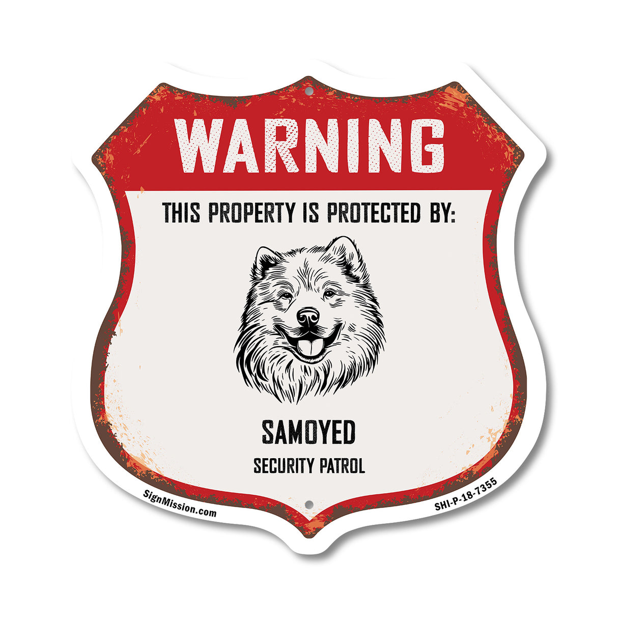 Warning This Property is Protected by Samoyed