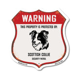 Warning This Property is Protected by Scottish Collie