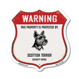 Warning This Property is Protected by Scottish Terrier