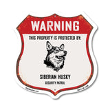 Warning This Property is Protected by Siberian Husky