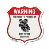 Warning This Property is Protected by Skye Terrier