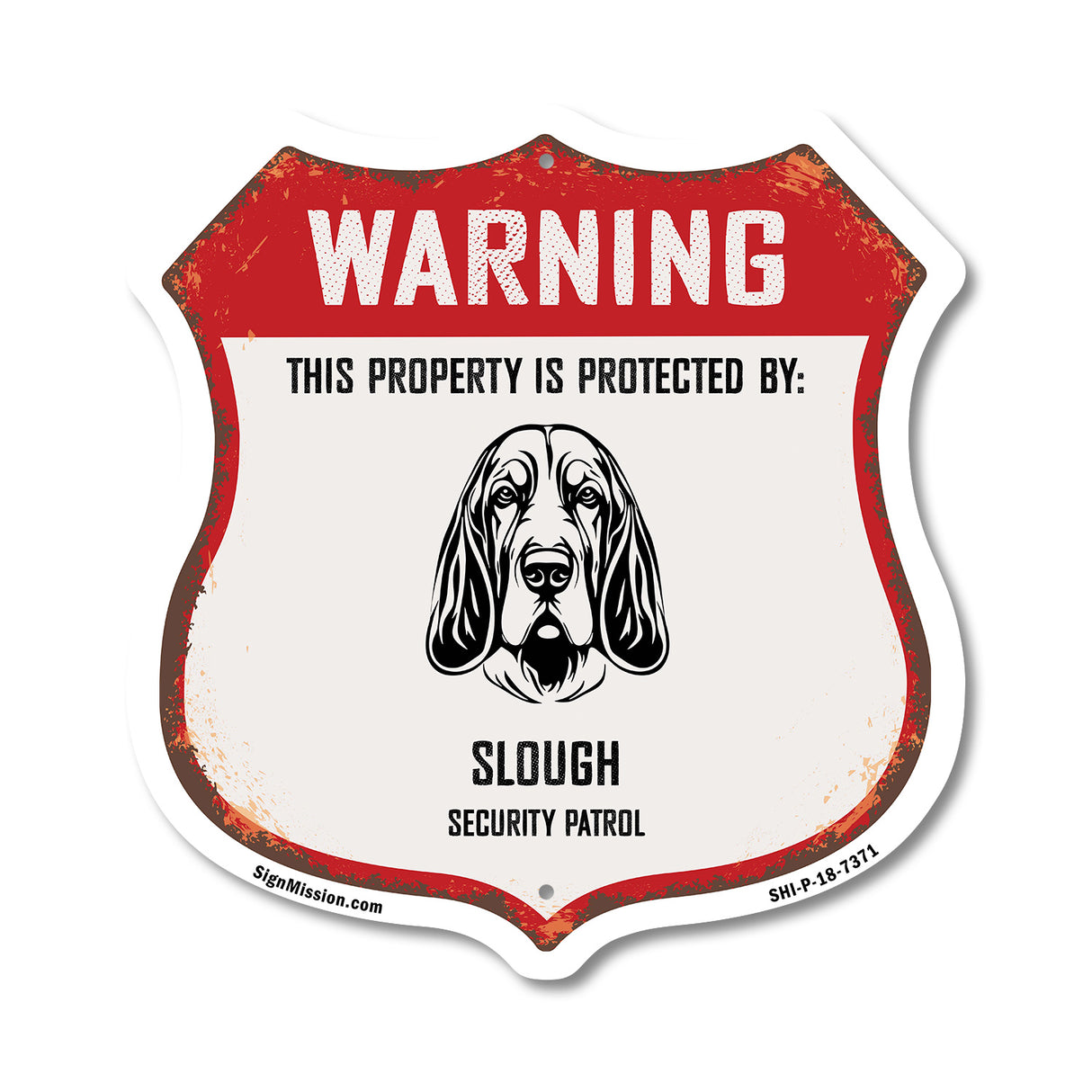Warning This Property is Protected by Slough