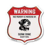 Warning This Property is Protected by Slovak Cuvac