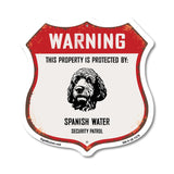 Warning This Property is Protected by Spanish Water
