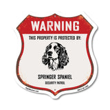 Warning This Property is Protected by Springer Spaniel