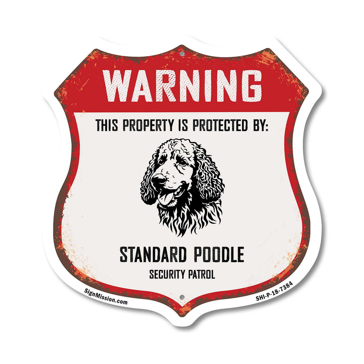 Warning This Property is Protected by Standard Poodle