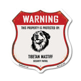 Warning This Property is Protected by Tibetan Mastiff
