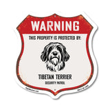Warning This Property is Protected by Tibetan Terrier