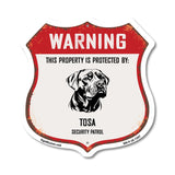 Warning This Property is Protected by Tosa