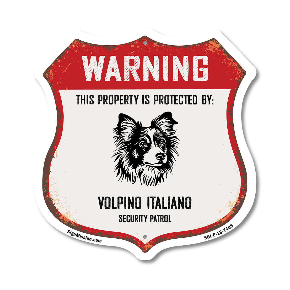Warning This Property is Protected by Volpino Italiano