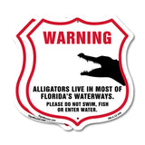 Alligator Warning Warning Alligators Live In Most Of Florida's Waterways. Please Do Not Swim Fish Or Enter Water