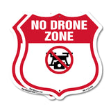 No Drone Shield Sign No Drone Zone From Federal State And Local Aviation Authorities