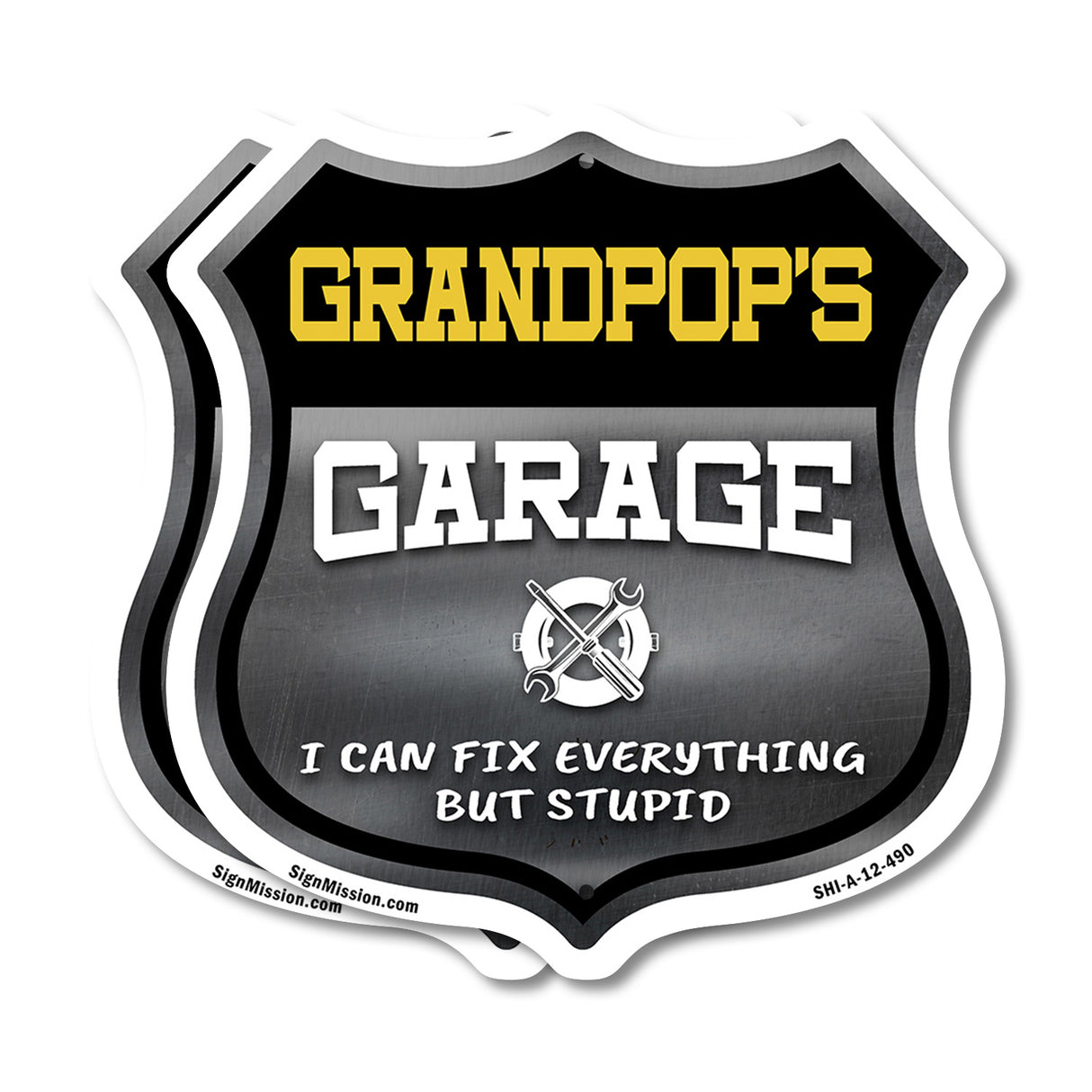Grandpop's Garage I Can Fix Everything But Stupid