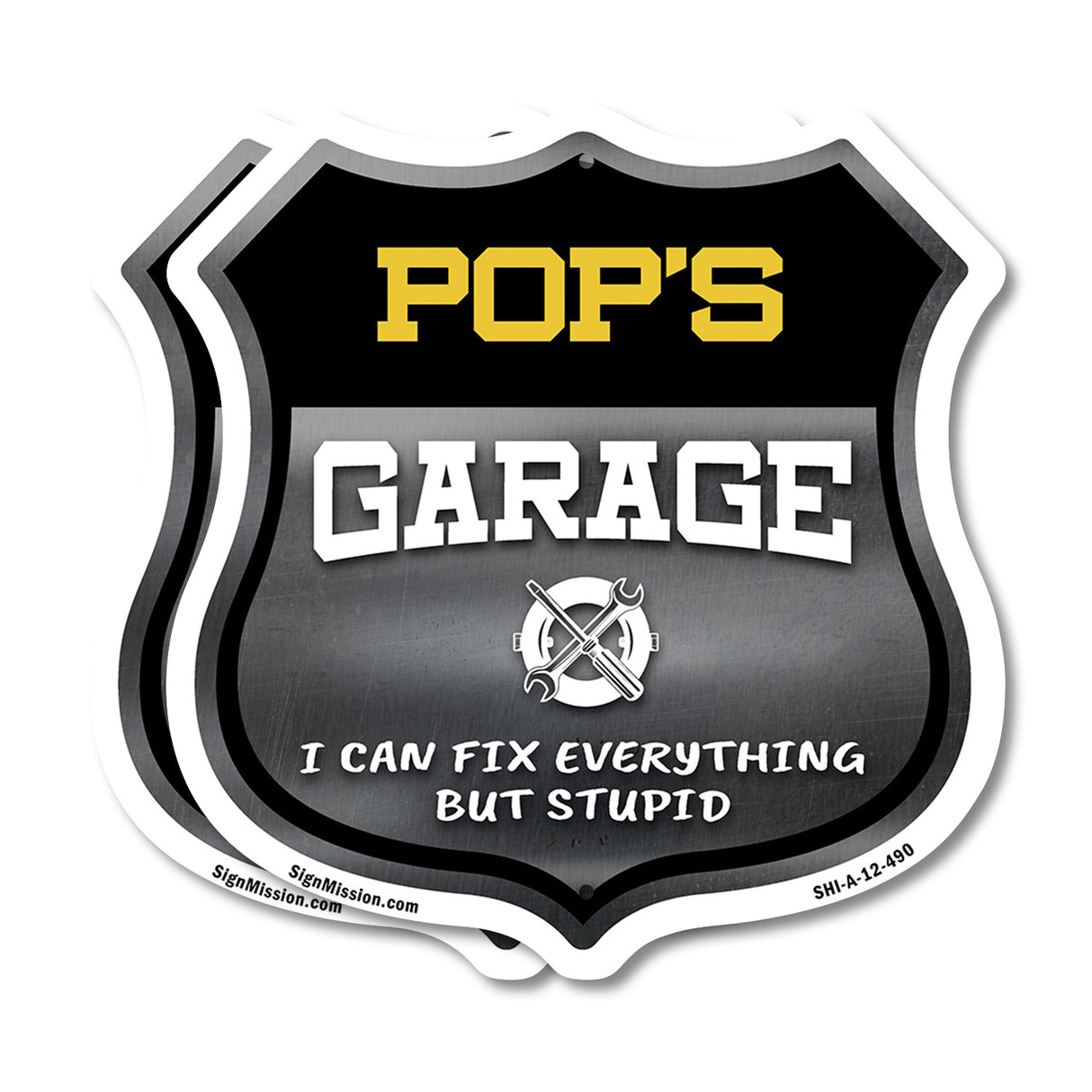 Pop's Garage I Can Fix Everything But Stupid