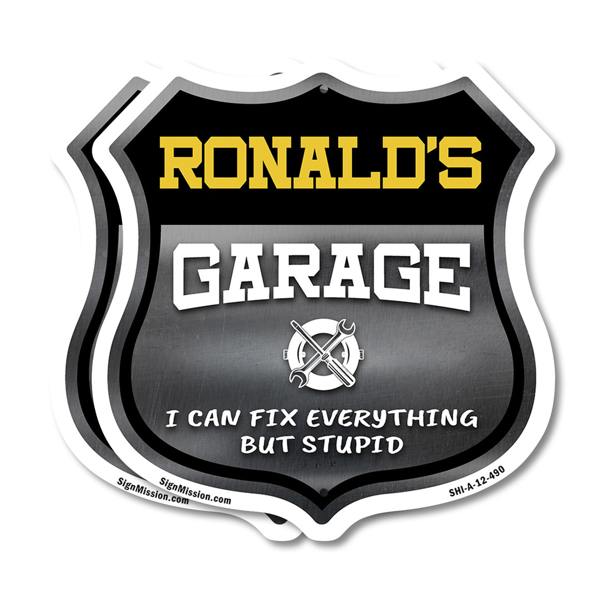 Ronald's Garage I Can Fix Everything But Stupid