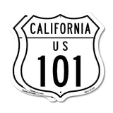 California Route Marker Shield Sign Us 101