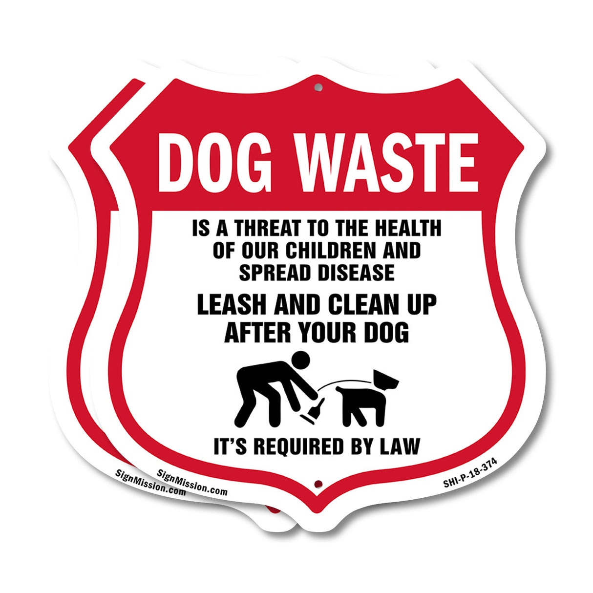 Dog Poop Dog Waste Is A Threat To The Health Of Our Children. Leash And Clean Up After Your Dog