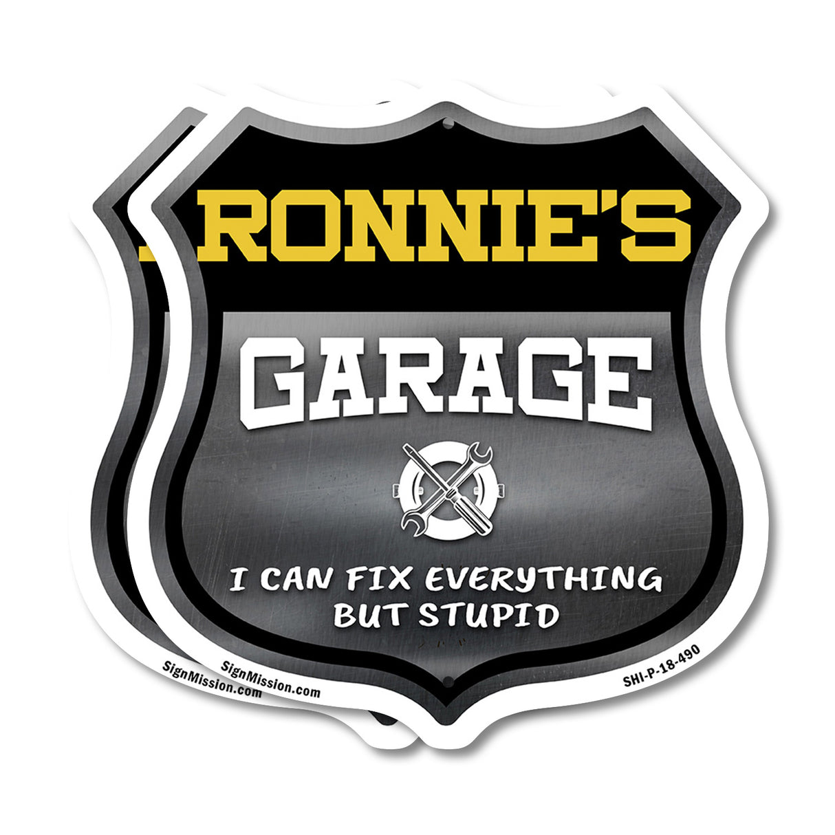 Ronnie's Garage I Can Fix Everything But Stupid
