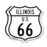 Illinois Route Marker Shield Sign Us 66