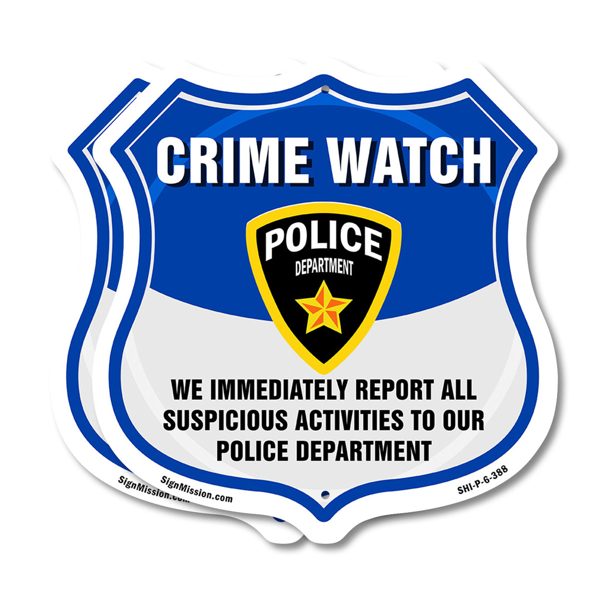 Neighborhood Crime Watch We Immediately Report All Suspicious Activities To Our Police Department