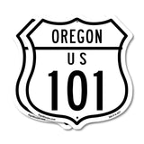 Oregon Route Marker Shield Sign Us 101
