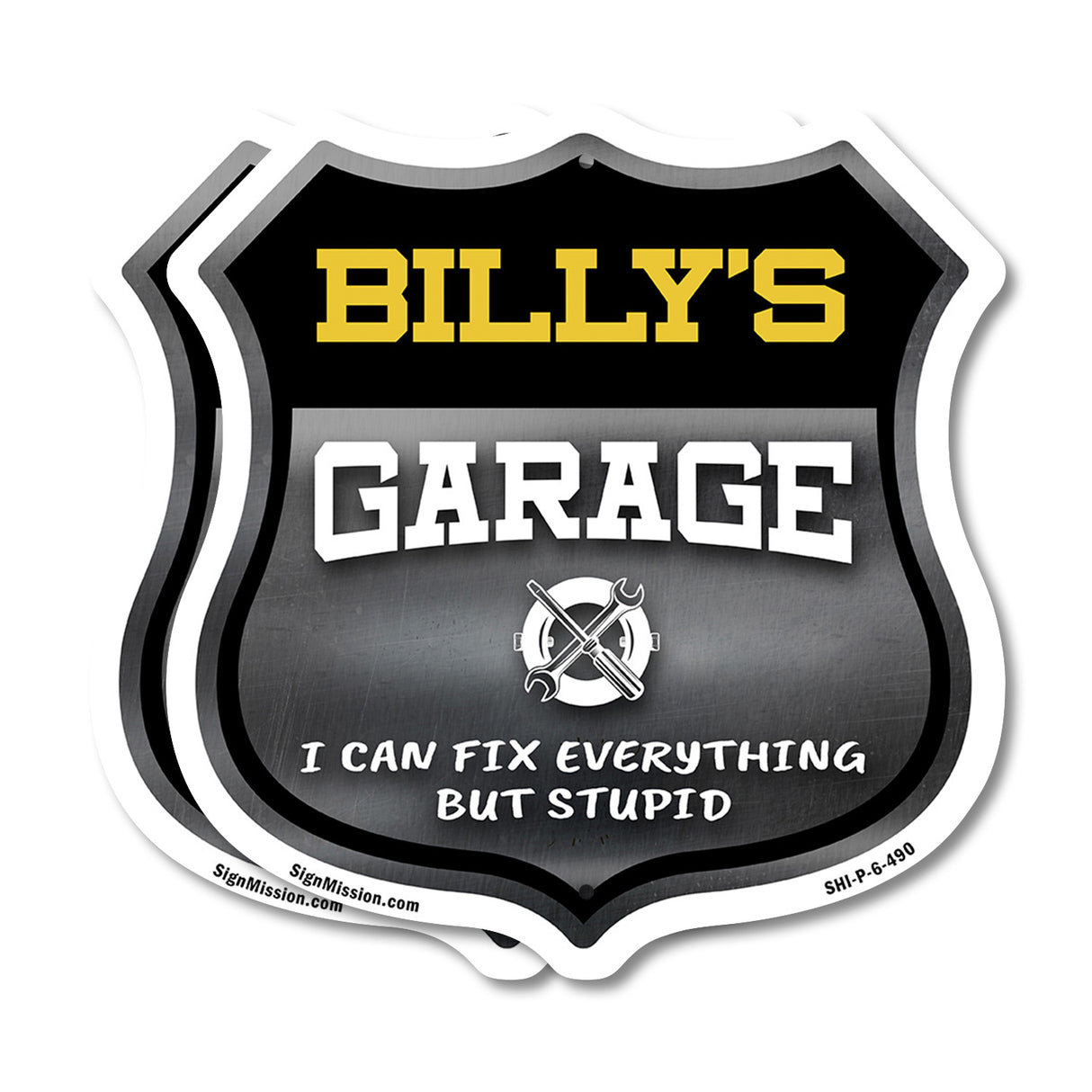 Billy's Garage I Can Fix Everything But Stupid
