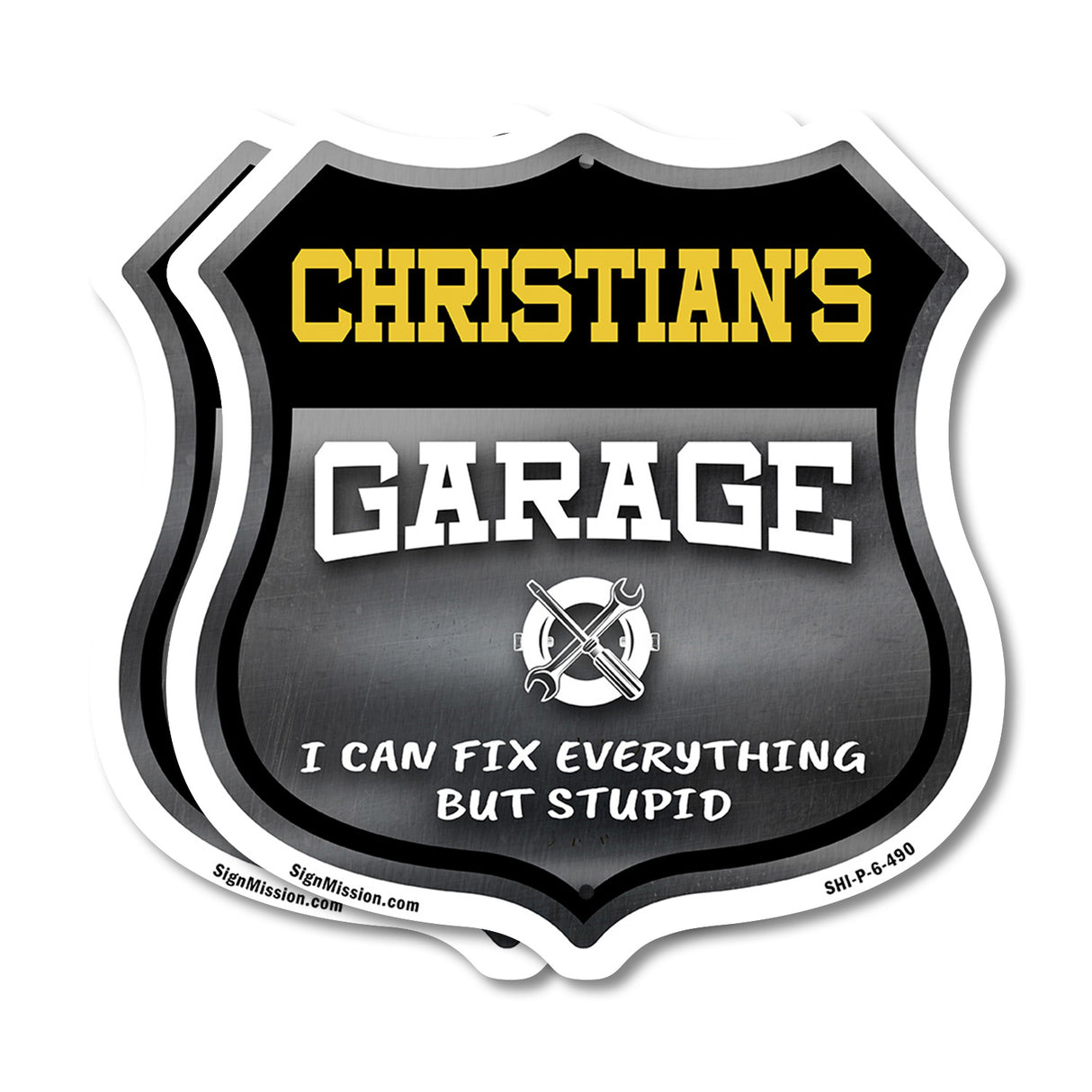 Christian's Garage I Can Fix Everything But Stupid