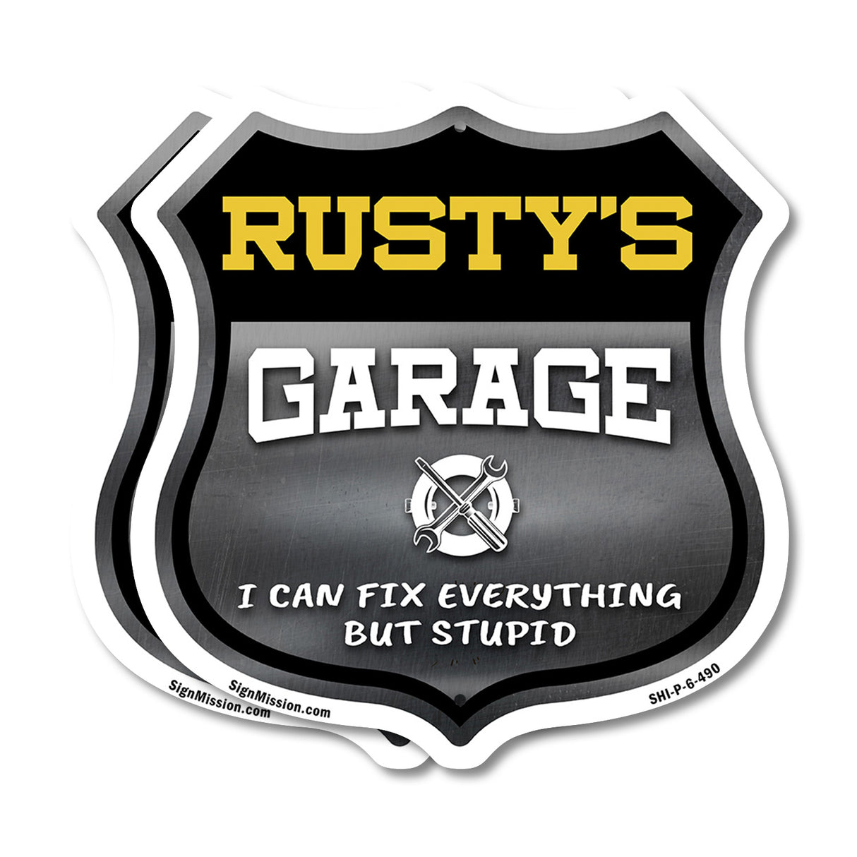 Rusty's Garage I Can Fix Everything But Stupid
