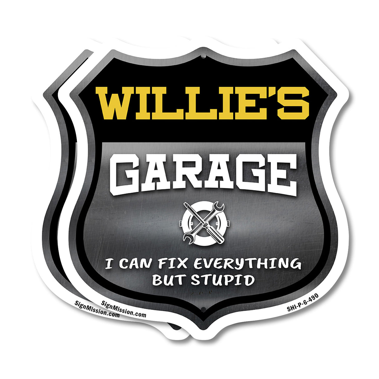 Willie's Garage I Can Fix Everything But Stupid