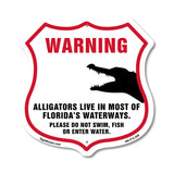 Alligator Warning Warning Alligators Live In Most Of Florida's Waterways. Please Do Not Swim Fish Or Enter Water