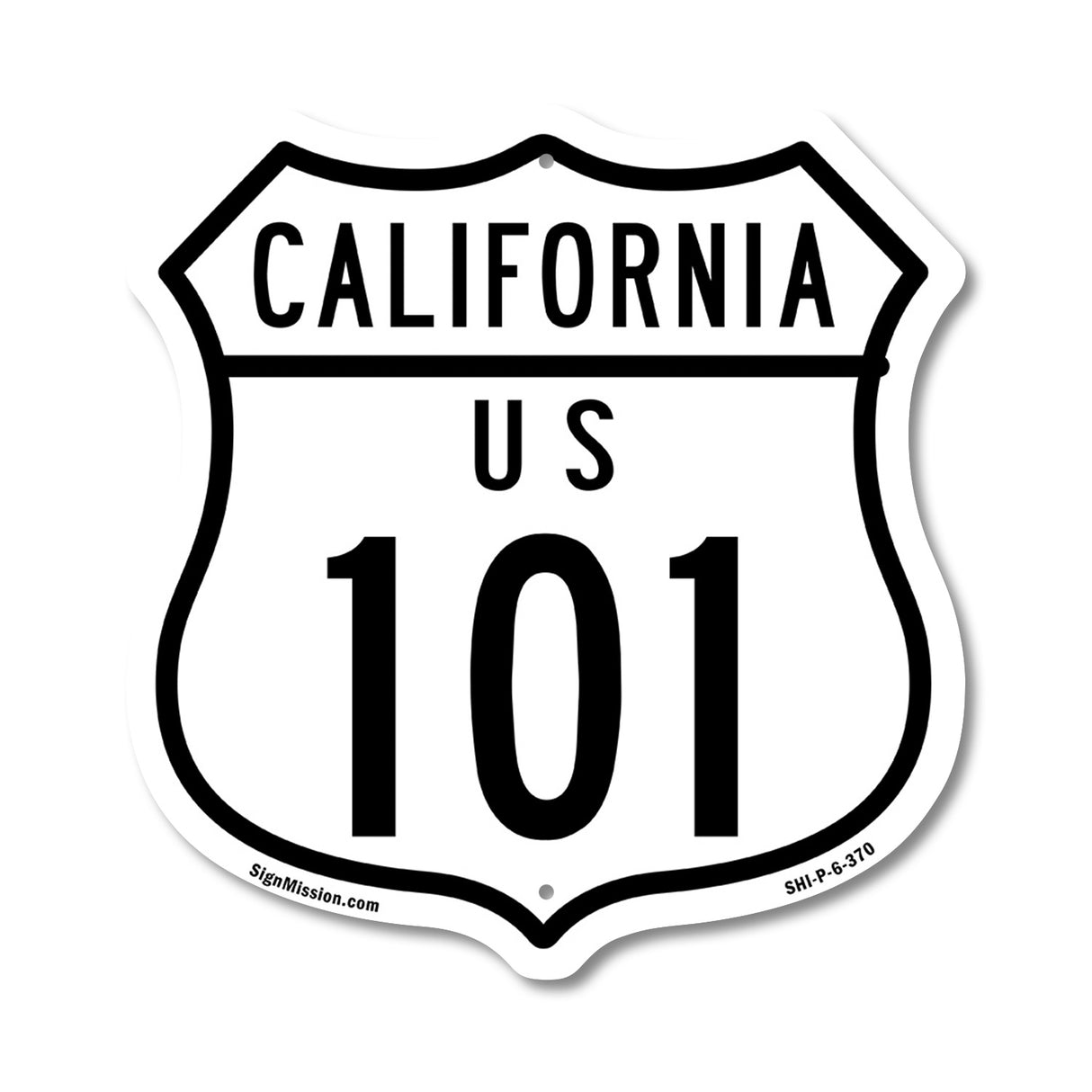 California Route Marker Shield Sign Us 101